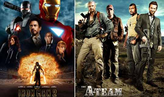Iron Man 2 Movie Poster, The A-Team Movie Poster