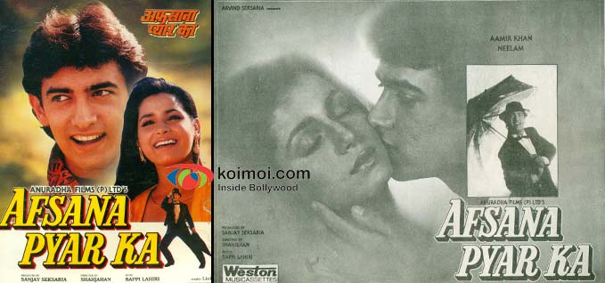 Aamir Khan, Neelam (Afsana Pyar Ka (1991) Movie Poster)
