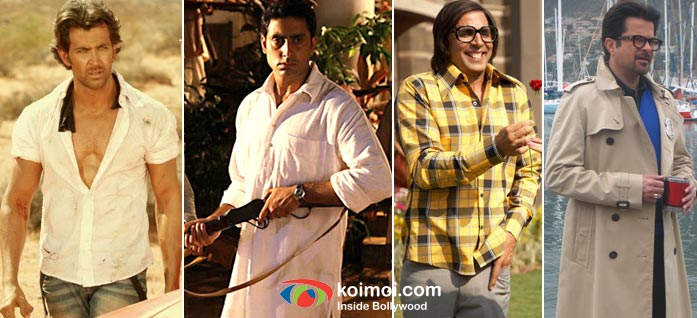Hrithik Roshan, Abhishek Bachchan, Akshay Kumar, Anil Kapoor