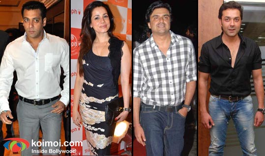 Salman Khan, Neelam Kothari, Samir Soni, Bobby Deol