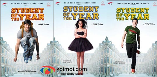 Siddharth Malhotra, Aaliya Bhatt, Varun Dhawan