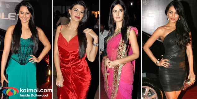 Sonakshi Sinha, Jacqueline Fernandez, Katrina Kaif, Malaika Arora Khan