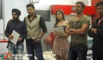 Ajay Devgan, Madhur Bhandarkar, Shazahn Padamsee (UTV Bindass Love Lockup Arshdeep-Minakshi Still)