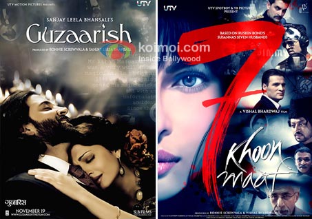 How UTV Went Wrong With Guzaarish & 7 Khoon Maaf