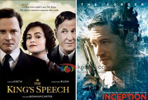 The King's Speech Movie Poster, Inception Movie Poster