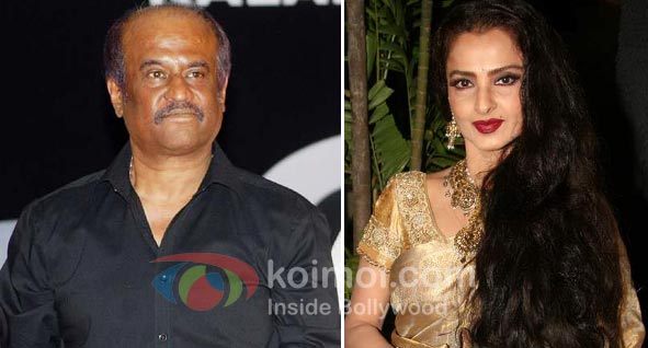 Rekha Walks Out Of Rajnikant's Rana