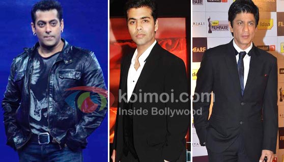 Salman Khan, Karan Johar, Shah Rukh Khan