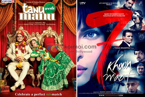 Tanu Weds Manu Does Well, 7 Khoon Maaf Crashes Further
