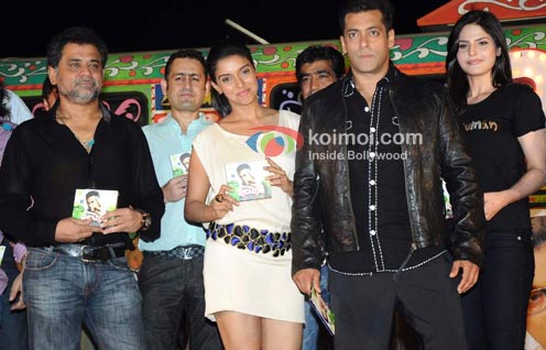 Anees Bazmee, Asin, Salman Khan, Zarine Khan (Ready Movie Music Launch)
