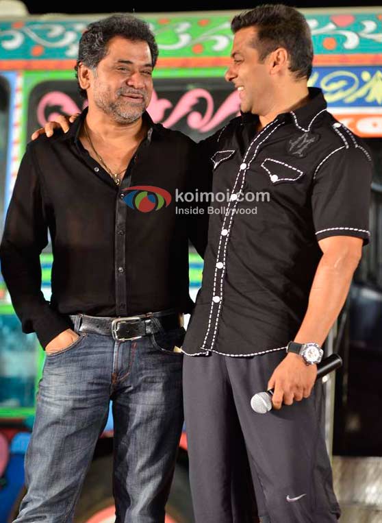 Anees Bazmee, Salman Khan (Ready Movie Music Launch)