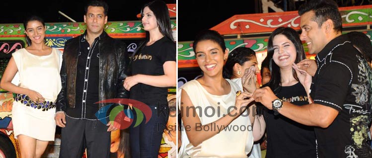 Asin, Salman Khan, Zarine Khan (Ready Movie Music Launch)