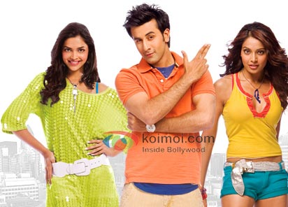 Deepika Padukone, Ranbir Kapoor, Bipasha Basu (Bachna Ae Haseeno Movie Stills)