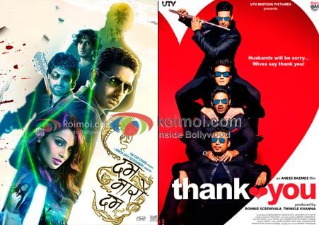 Dum Maaro Dum Goes Movie Poster, The Thank You Movie Poster
