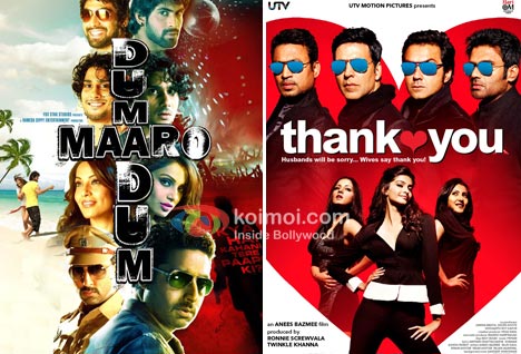 Dum Maaro Dum Movie Poster, Thank You Movie Poster