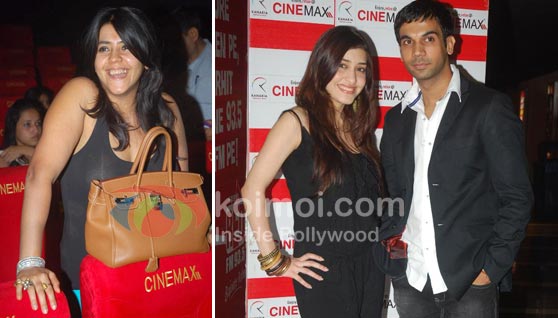 Ekta Kapoor, Kainaz Motivala, Raj Kumar Yadav Ragini MMS Movie Premiere
