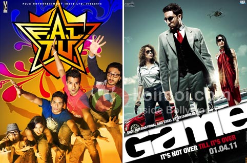 Box-Office: FALTU Drops From Monday; 'Game' Over (FALTU Movie Poster, Game Movie Poster)