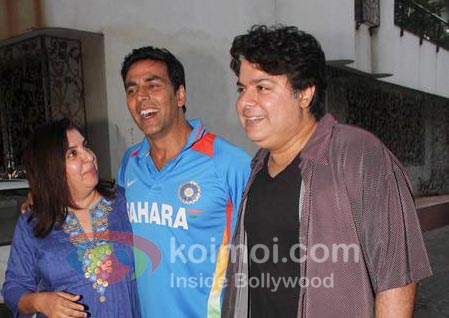 Farah Khan, Akshay Kumar, Sajid Khan