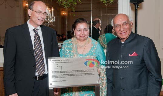 Yash Chopra & Switzerland: Awards, A Suite & A Train! (Yash Chopra Ambassador of Interlaken)