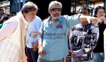 Amitabh Bachchan, Prakash Jha (Aarakshan Movie Stills)