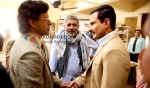 Manoj Bajpayee, Prakash Jha, Saif Ali Khan (Aarakshan Movie Stills)