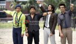 Jaaved Jaafery, Arshad Warsi, Riteish Deshmukh, Ashish Chowdhry (Double Dhamaal Movie Stills )