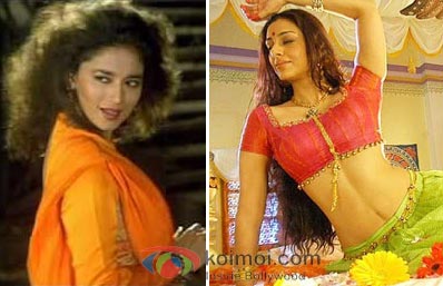 Madhuri Dixit (Dhak Dhak Karne Laga Song From Movie Beta) , Tabu (still from Vijaypath Movie)