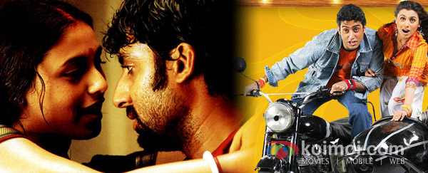 Rani Mukherjee, Abhishek Bachchan ('Yuva' Movie Stills), Abhishek Bachchan, Rani Mukherjee (Bunty Aur Babli Movie Stills)