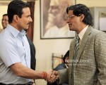 Saif Ali Khan, Manoj Bajpay (Aarakshan Movie Stills)