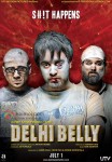 Vir Das, Imran Khan, Kunal Roy Kapoor (Delhi Belly Movie Poster)