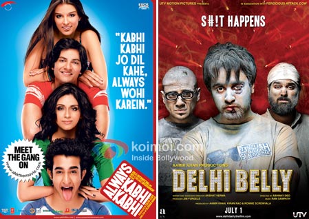 Always Kabhi Kabhi Movie Poster, Delhi Belly Movie Poster