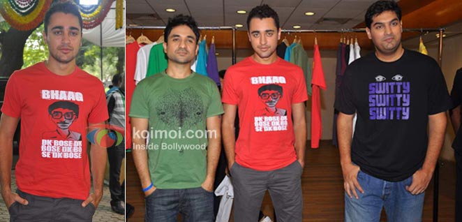 Imran Khan Wearing Their Movie On Their T-Shirt