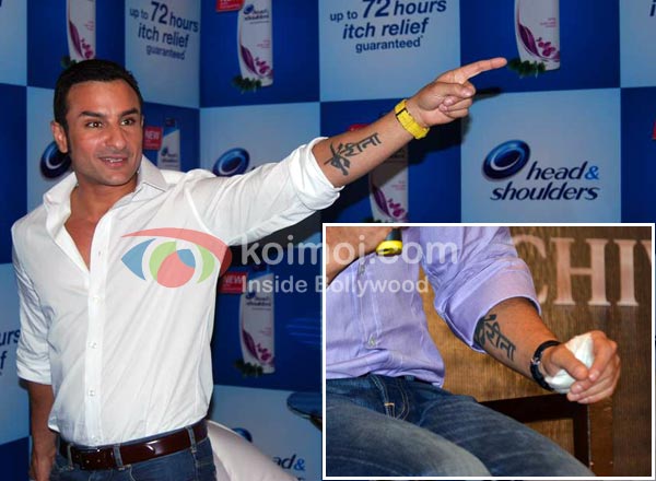 Saif Ali Khan Bollywood Best Inked Stars