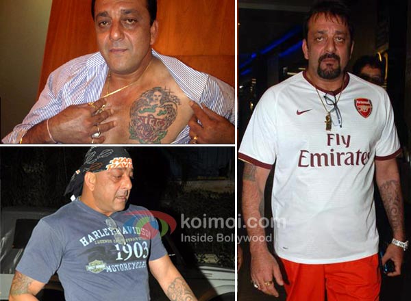 Sanjay Dutt Bollywood Best Inked Stars