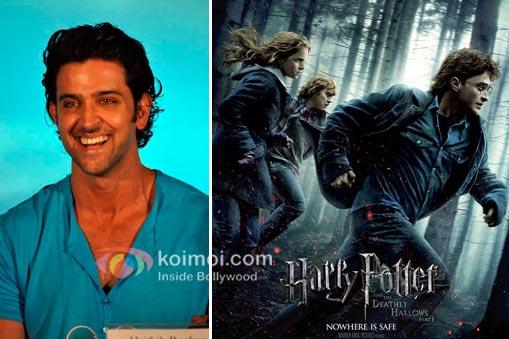 Hrithik Roshan promoting Zindagi Na Milegi Dobara and Harry Potter And The Deathly Hallows Part 2