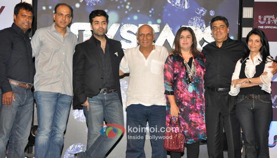 Ashutosh Gowariker, Karan Johar, Yash Chopra, Farah Khan & Ronnie Screwvala at the launch of UTV Stars.