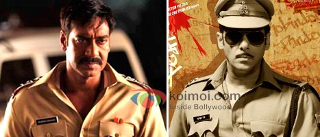 Ajay Devgan in Singham & Salman Khan in Dabangg.