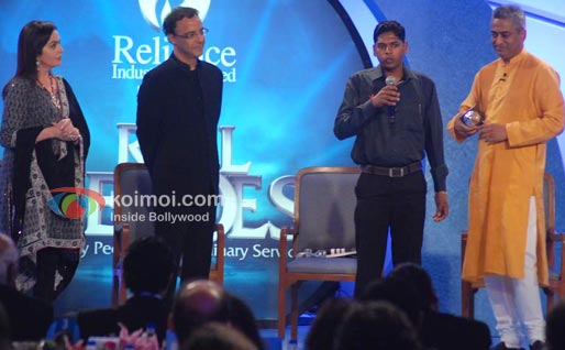 Nita Ambani, Vidhu Vinod Chopra, Rajdeep Sardesai At CNN IBN Heroes Awards