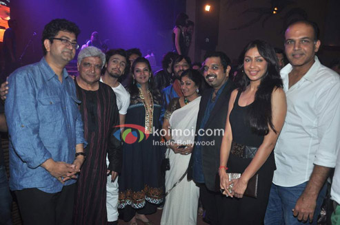 Prasoon Joshi, Javed Akhtar, Sonu Nigam, Shabana Azmi, Roop Kumar Rathod, Sonali Rathod, Shankar Mahadevan, Sunita Gowariker, Ashutosh Gowariker at Shankar Ehsaan Loy 15 years celebrations