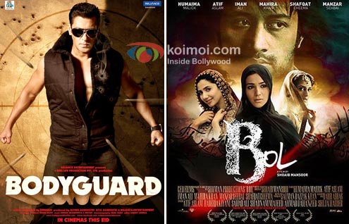 Posters of Boduyguard and Bol. Posters of Boduyguard and Bol.