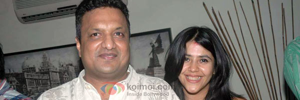 Sanjay Gupta & Ekta Kapoor at the former’s residence.
