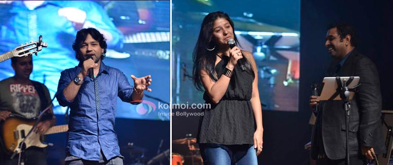 Kailash Kher, Sunidhi Chauhan at Shankar Ehsaan Loy 15 years celebrations 