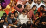 Amitabh Bachchan visits Lalbaugcha Raja Ganesh