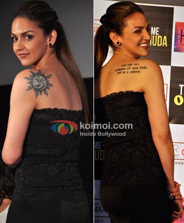Esha Deol Tattoo Photos