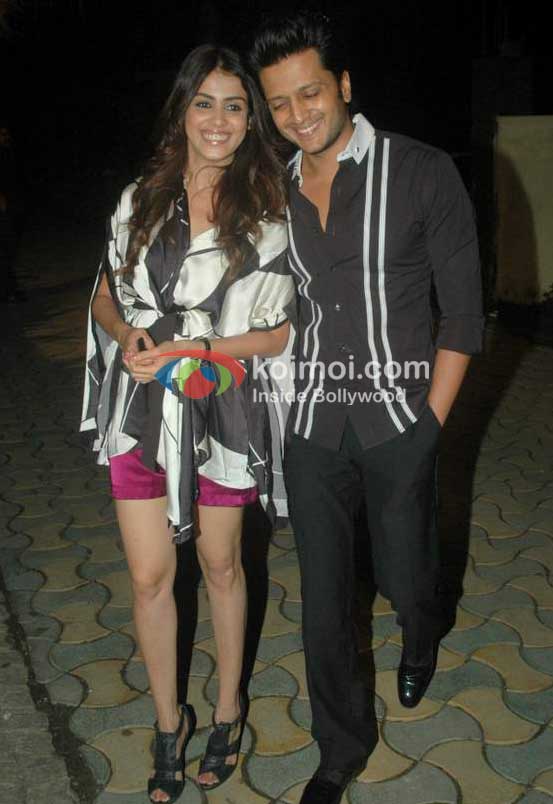 Genelia D’souza, Ritesh Deshmukh At Speedy Singhs Bash
