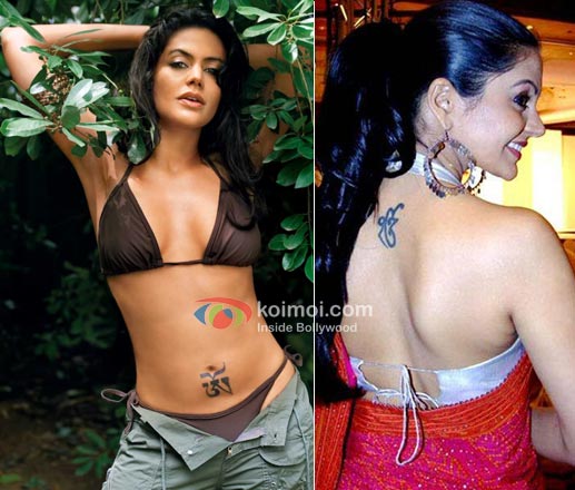 Mandira Bedi Tattoo Photos