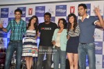 Saqib Saleem, Tara D'Souza, Raghu Dixit, Nupur Ashtana, Saba Azad, Nishant Dahiya At Mujhse Fraaandship Karoge Music Launch
