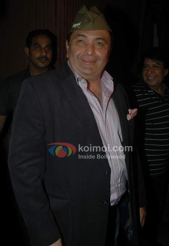 Rishi Kapoor at Ranbir Kapoor's birthday and 'Rockstar' bash