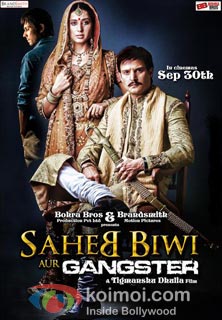 Saheb Biwi Aur Gangster Review (Saheb Biwi Aur Gangster Movie Poster)
