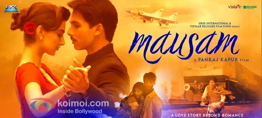 Shahid Kapoor, Sonam Kapoor (Mausam Movie Wallpaper)