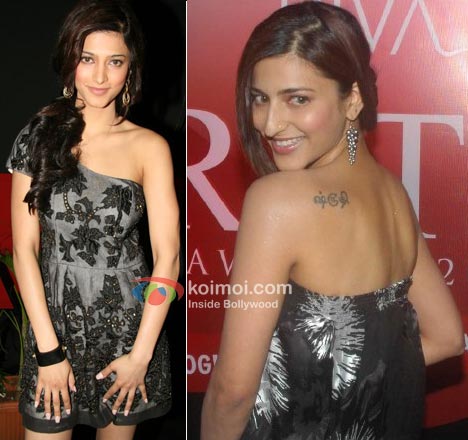 Shruti Haasan Tattoo Photos